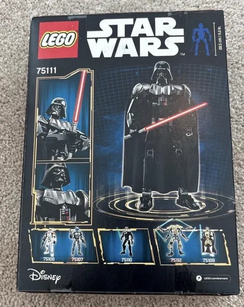 LEGO Star Wars Buildable Figures Darth Vader 75111 Set, 160 pcs Ages 9-14