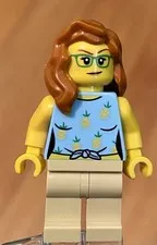 LEGO City Town Female Suburban Mom, Angry Upset With The Kids Or Husband Look