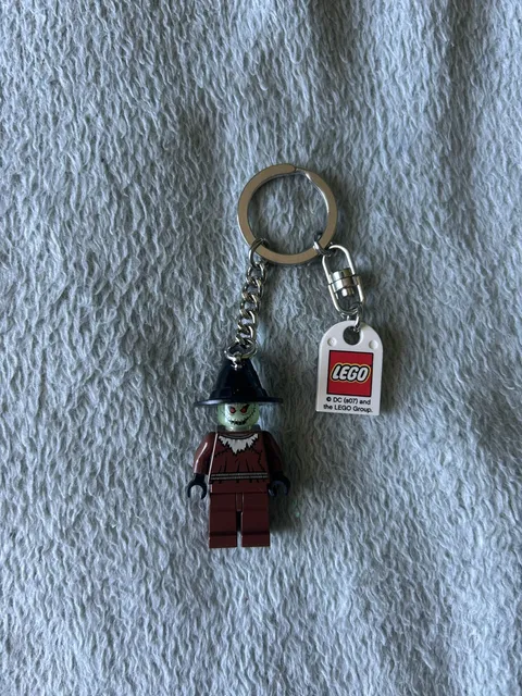 Lego Batman 2006-2007 Scarecrow Minifigure Keychain