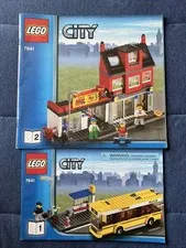 2009 LEGO 7641 City Corner #1-#2 instruction manual only