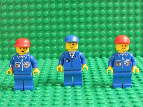 Lot 3 Lego Classic Town Minifigures Space Launch Command Astronaut Scientist WH9