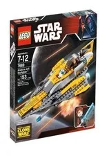 LEGO Star Wars: Anakin's Jedi Starfighter (7669) 99% Complete W/ Instructions