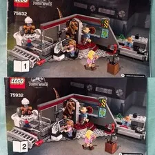 Lego 75932 Jurassic Park Velociraptor Chase INSTRUCTION MANUAL ONLY