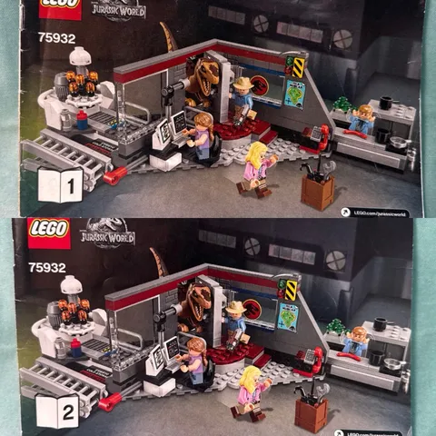 Lego 75932 Jurassic Park Velociraptor Chase INSTRUCTION MANUAL ONLY