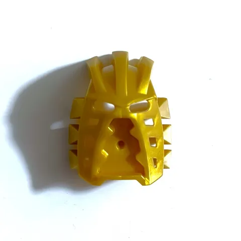 BIONICLE Pearl Gold Mask of Light Avohkii (Custom)
