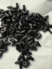 LEGO-NEW-#64847-BLACK-SHORT CATTLE HORN-10 PIECES