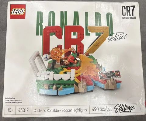 LEGO Icons Cristiano Ronaldo Soccer Highlights Building Set 43012 Limited Ed.