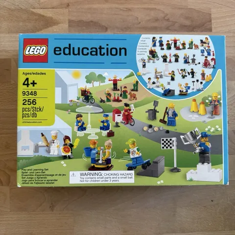 LEGO 9348 Education Community Minifigure Set New Sealed 2011