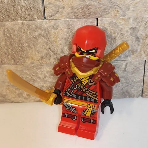 LEGO Ninjago Kai FS Forbidden Spinjitzu Minifigure njo544 Red Gold Katana