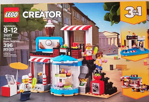 LEGO Creator Modular Sweet Surprises 31077 3-in-1 Building Set 396 pcs Box