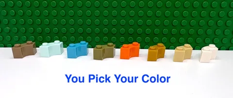 LEGO 2x2 Curved Corner Brick Macaroni Castle  "You Pick Your Color and Qty" NEW