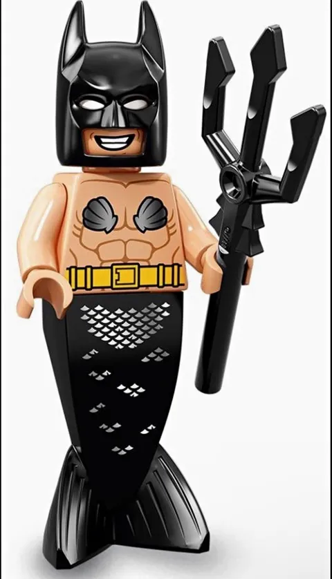 LEGO Batman Movie Series 2 CMF Batman Mermaid Minifigure New/Never Assembled