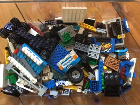 Lego Bulk Used Lots - Cars. 300gms. Genuine Lego.