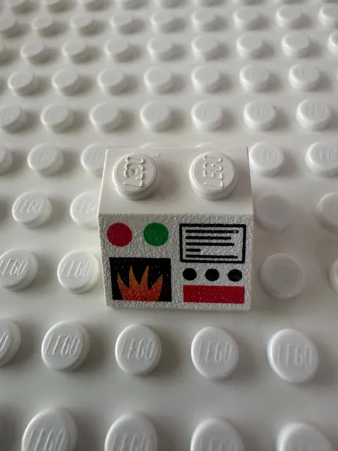 LEGO Slope 45 2 x 2 with Monitor and Flame 3039pb018