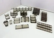 78pc Lot Lego Assorted Windshields Window Smoke Tinted Pieces Translucent Pieces