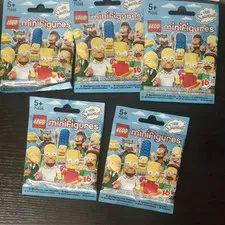 LEGO Minifigures The Simpsons Series 1 71005 Sealed Blind Bag Lot of 5 New