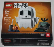 Lego Halloween BrickHeadz Ghost 40351.  136 pieces. New in a sealed box. Retired