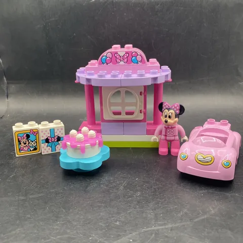 LEGO DUPLO Minnie's Birthday Party 10873 Building Toy Set Box Almost Complete
