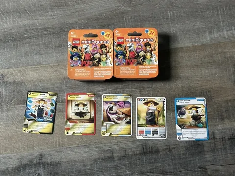 LEGO CMF S29 Bionicle Cosplayer Toa Tahu and Mysterious Ronin Lloyd + Extras