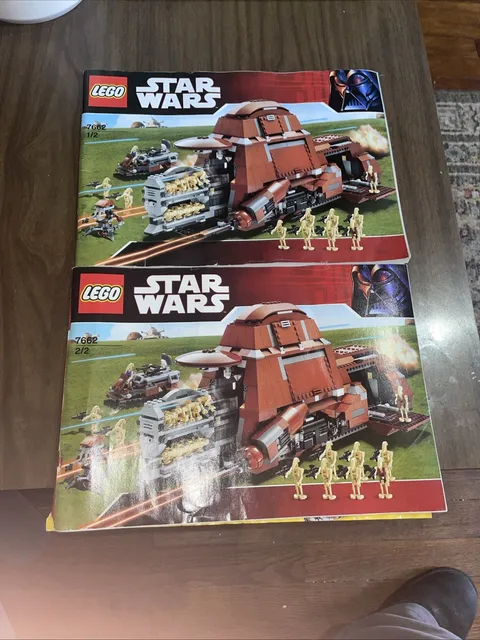 Lego Star Wars Set 7662 INSTRUCTION MANUEL Number 1 And 2