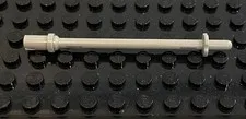 LEGO One Part 2714a Classic Light Gray 8 Long Bar with pin and Rounded End