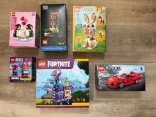 6 Lego Sets NES in box lot sealed (40698, 40886, 31162, 40728, 77071, 76934)