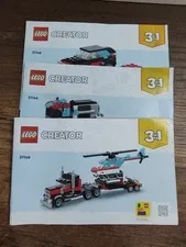 LEGO Creator 3-in-1 Flatbed Truck with Helicopter 31146 Instruction Manual Only