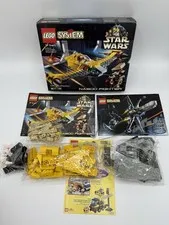 LEGO STAR WARS: PHANTOM MENACE Naboo Fighter (7141) 100% Complete! RETIRED! 1999