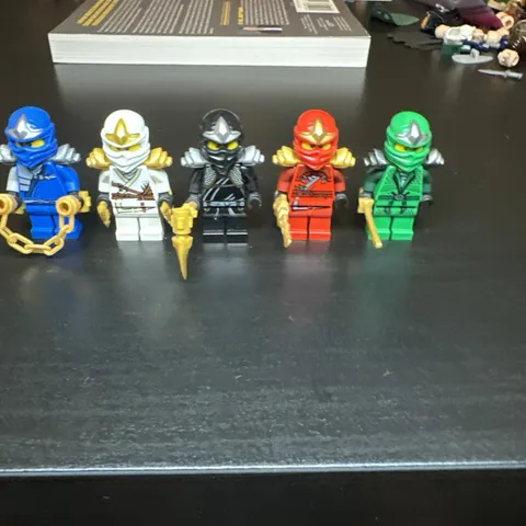 LEGO Ninjago Lloyd Kai Cole Zane Jay ZX Minifigure lot of 5x 