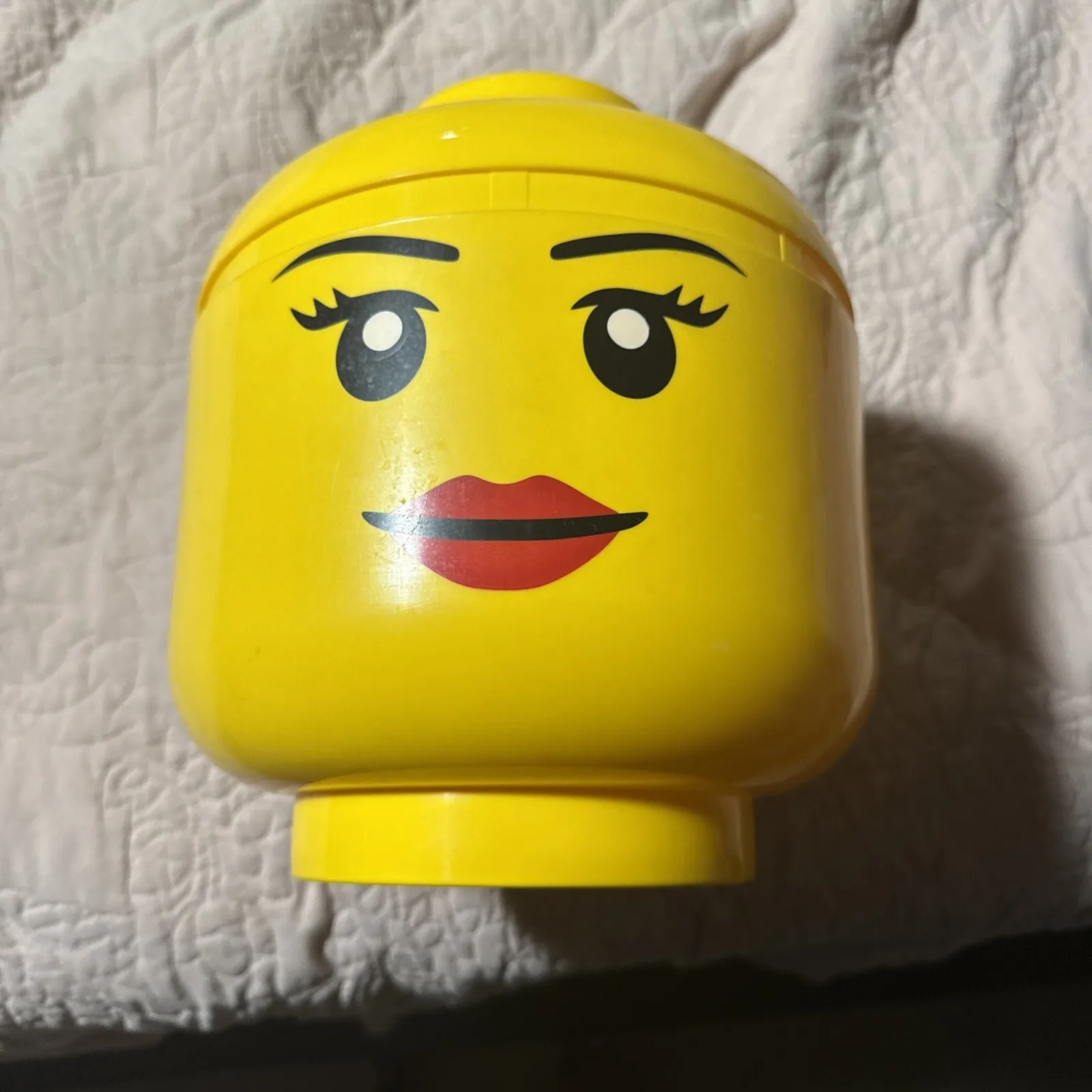 Lego Storage Female Lipstick Lips Smiling Face Large