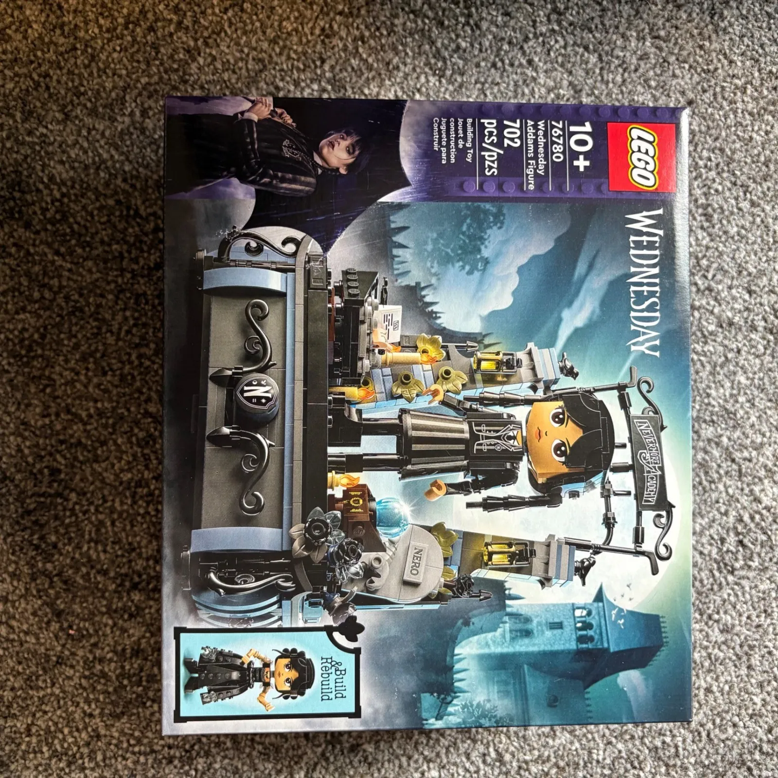 LEGO Wednesday Addams Figure 76780 - 702 Pcs - 10+ Build Rebuild