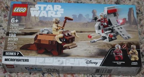 Lego Star Wars T-16 Skyhopper vs Bantha Microfighters 75265. New; sealed 198 pcs
