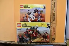 Lot Lego Manuals The Lone Ranger Disney 79106 79108