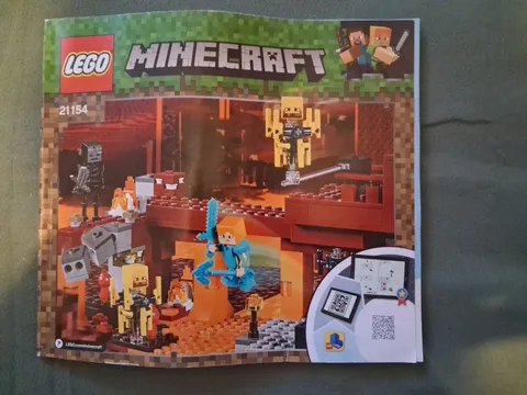 Lego Minecraft 21154 2019 Instruction Manual Only, No Bricks.