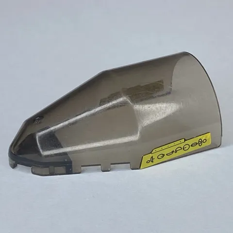 LEGO Star Wars Clone Wars Trans-Brown Windscreen Round 30384 Naboo Symbols