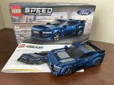 LEGO Speed Champions 76920 Ford Mustang Dark Horse Sports Car Set, 344 pcs, 9+