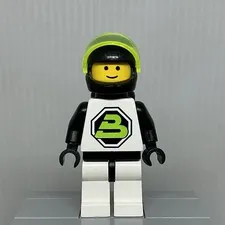 LEGO Space Blacktron II sp001 Blacktron 2 Black White Astronaut Minifigure