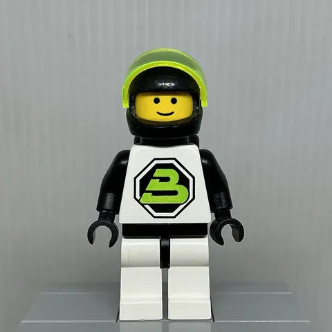 LEGO Space Blacktron II sp001 Blacktron 2 Black White Astronaut Minifigure