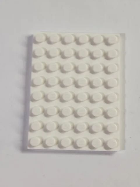 LEGO Parts ● White Plate 6 x 8 ● # 3036 ● QTY 1