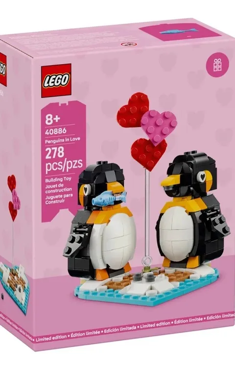 LEGO PENGUINS IN LOVE 40886 NIB Valentines Day Promo GWP Gift Must Have Collect