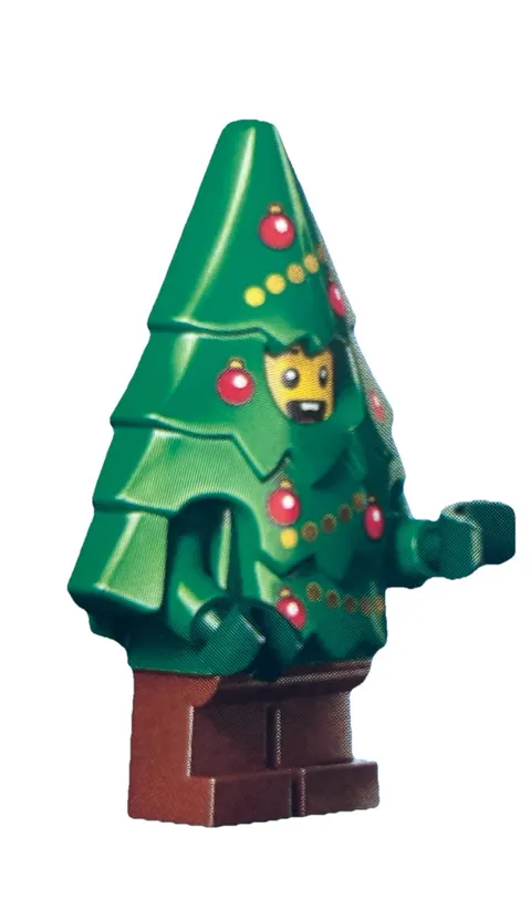 Lego Christmas Tree Costume Kid Minifigure New From Set 60475 Retired Limited.
