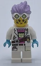 LEGO J.B. Watt Scientist Large Smile / Annoyed Minifigure Hidden Side hs002