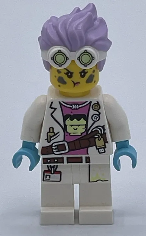 LEGO J.B. Watt Scientist Large Smile / Annoyed Minifigure Hidden Side hs002