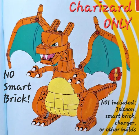 LEGO Pokemon 72167 Charizard ONLY new NEVER assembled NO box NO Smart Brick