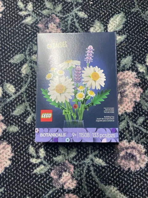 NEW LEGO Botanicals Daisies Artificial Flowers Bouquet Building Toy 11508 SEALED