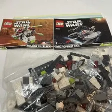 LEGO Star Wars Microfighters Bulk Parts Lot w/ Instructions 75073 75076