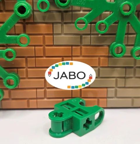 (S13 / 8 / 5) LEGO Technic 32174 Axle Connector 2 x 3 Axle Connector Green
