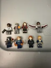 LEGO Marvel Minifigure Lot of 8 Assorted Characters Plastic Mini Figures Set