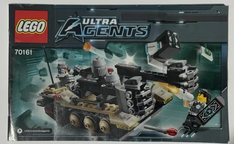Lego Ultra Agents 70161 Manual Only