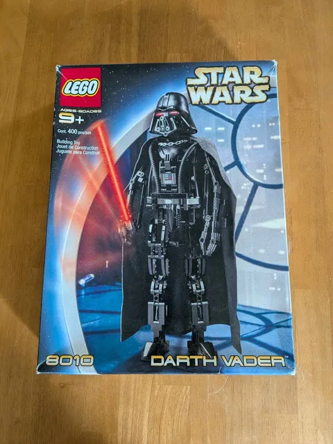 LEGO 8010 Empty Box Only Vintage Star Wars Technic Darth Vader 2002